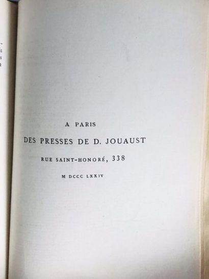 MOLIERE Le Mariage Forcé . Molière

Paris: Librairie des Bibliophiles, Jouaust, 1873....