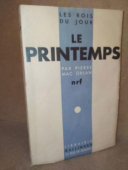 Orlan Pierre Mac LE PRINTEMPS - Edition originale et l'un des 230 exemplaires sur...