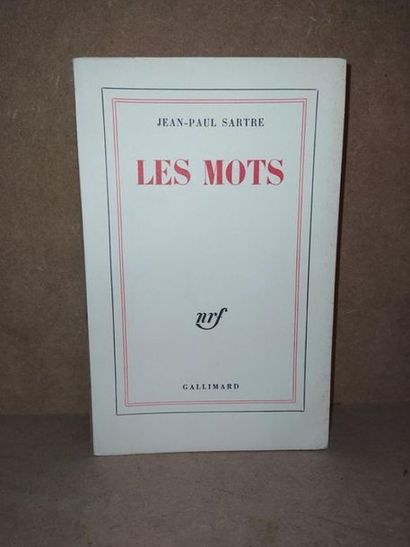 Sarte Jean-Paul Les Mots. Edition originale, édité à Paris, chez Gallimard-NRF, en...