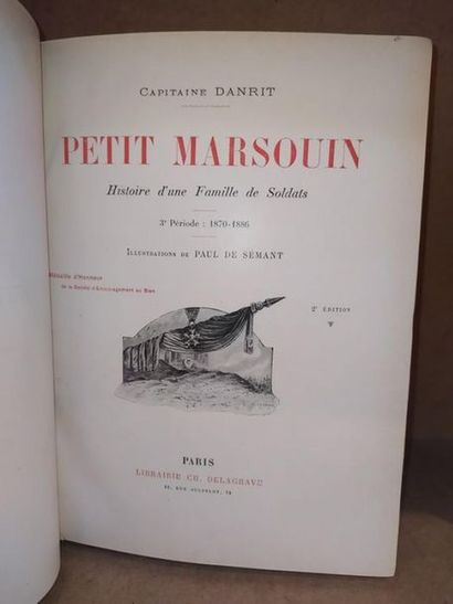 Sémant Paul de / Danrit Petit Marsouin - Histoire d'une famille de soldats (3e période:...