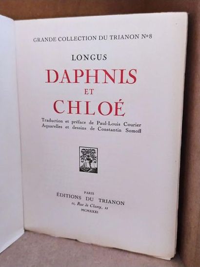 Somoff Constantin / Longus / Courier Paul-Louis Daphnis et Chloé . Jolie édition...