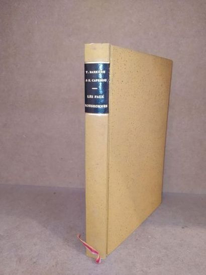 Théodore Barrière et Ernest Capendu LES FAUX BONSHOMMES - Edition originale, édité...