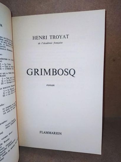 TROYAT Henri GRIMBOSQ  - Edition originale, enrichie d'un envoi de l'auteur "Pour...