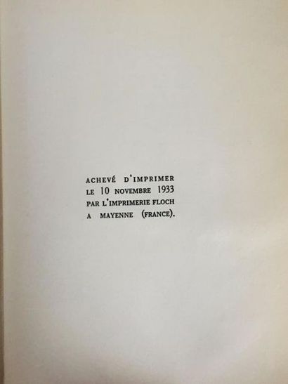Zweig Stefan - trad. Alzir Hella MARIE ANTOINETTE 

 Paris: BERNARD GRASSET 1933...