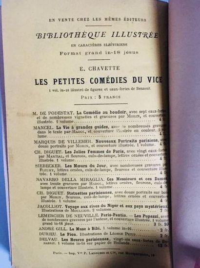 ‎‎CHAVETTE, Eugène / [KAUFFMANN] Les petits drames de la vertu. Ex Libris de Eug....