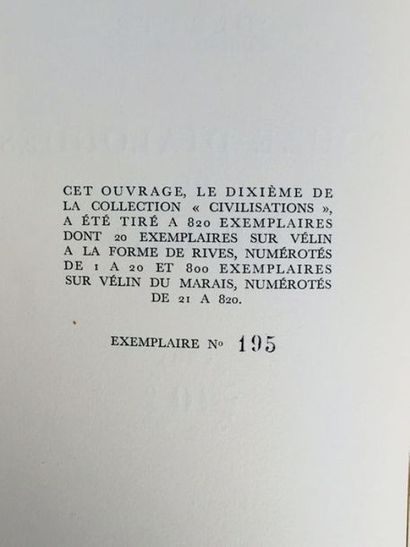 COLETTE Colette 



Dialogue de bêtes 



 Paris:"Civilisations 10", éditieur Paul...