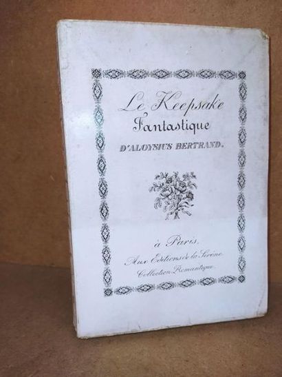 Aloysius BERTRAND Aloysius Bertrand Poésies, chroniques et essais, théâtre inédit,...