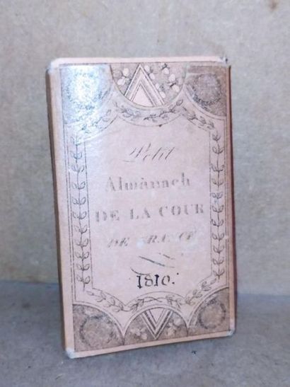 COLLECTIF Petit Almanach de la Cour de France 1810. Edition originale, contenant...