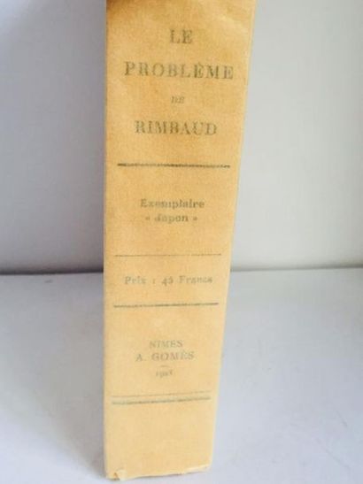Coulon Marcel 



LE PROBLEME DE RIMBAUD (Poète Maudit) 



 Paris, Editions G.Crès,...