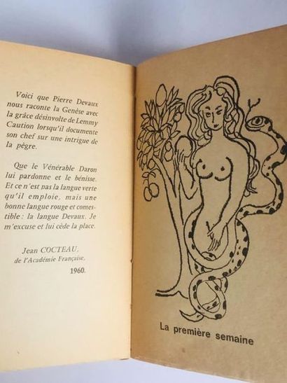 Devaux Pierre / Cocteau Jean Le livre des Darons sacrés, ou la Bible en Argot (dessins...