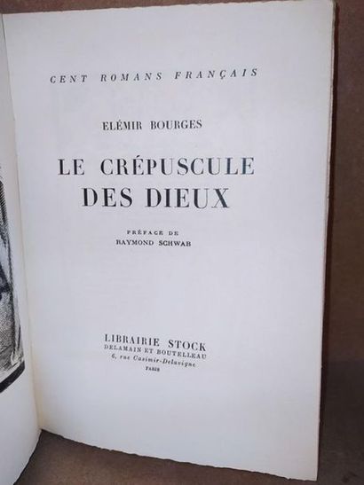 Dubreuil Pierre / Bourges Elémir LE CREPUSCULE DES DIEUX - Edité à Paris, à la Librairie...