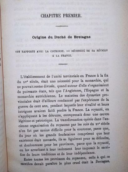 Dupuy Ant. La Réunion de la Bretagne à la France: Thèse pour le doctorat. Edition...