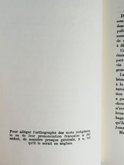 BALSAN (François) chez les femme à crinière du sud angola, Edition originale. Etude...