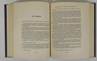 null LAFFORGUE (J.): Le vignoble girondin…Larmat, 1947. Grand in-8 demi-chagrin prune...