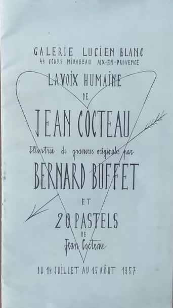 Bernard Buffet Bernard Buffet



 La voix humaine

 Lithographie extraite de la plaquette-catalogue...
