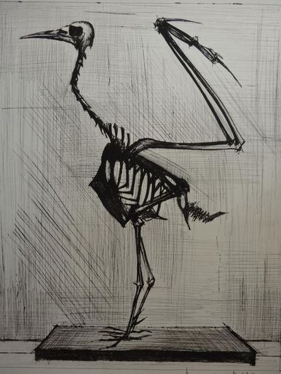 Bernard Buffet Bernard BUFFET

Le Squelette d'oiseau, 1964



Gravure originale à...