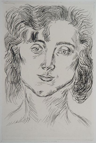 Henri MATISSE Henri MATISSE

Woman Portrait, 1920



Original etching

Unsigned as...