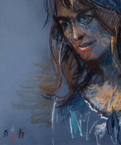 JEAN HELION Jean HELION

Portrait de femme, 1973



Pastel sur papier bleuté

Signé...