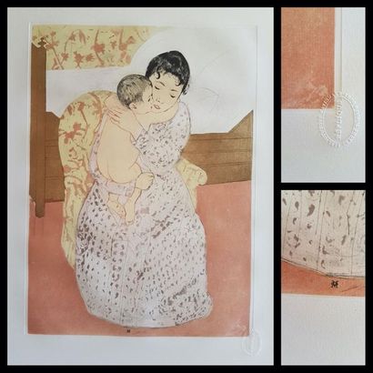 Mary CASSATT Mary CASSATT (after)

Maternity, the hug 



Engraving (dry-tip, soft...