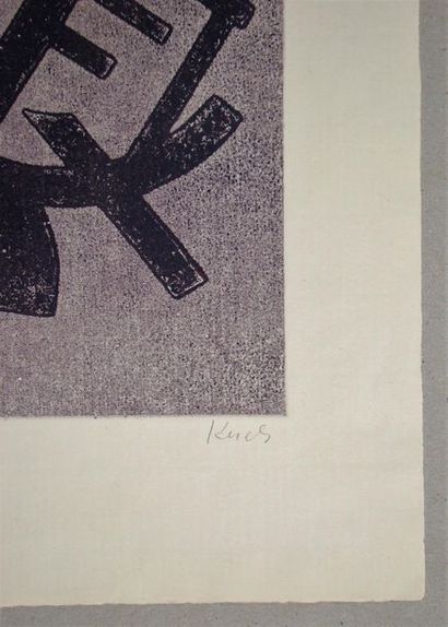 Henri KERELS HENRI KERELS

Composition pour Art Abstrait, 1953



Aquatinte gravure...