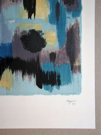 Jean BAZAINE Jean BAZAINE

Composition 1957



Lithographie originale en couleurs...