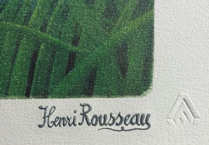 Henri ROUSSEAU Le Douanier ROUSSEAU (after) 

The Lion's Meal

 

 Lithograph

 Signed...