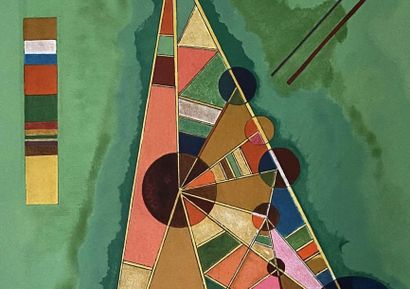 Vassily KANDINSKY Wassily Kandinsky (d'après)

Composition



Lithographie en couleurs

Signée...