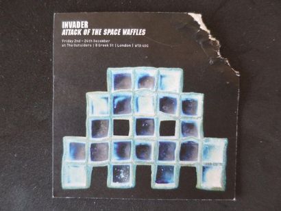 INVADER Space Invader

 Gaufres cuites dans l'espace



 Edition de 100 exemplaires

...