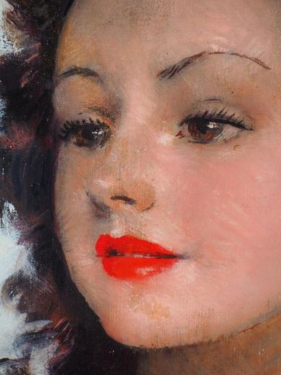 Jean-Gabriel DOMERGUE Jean-Gabriel Domergue

Smiling Model



Oil on canvas

Signed...
