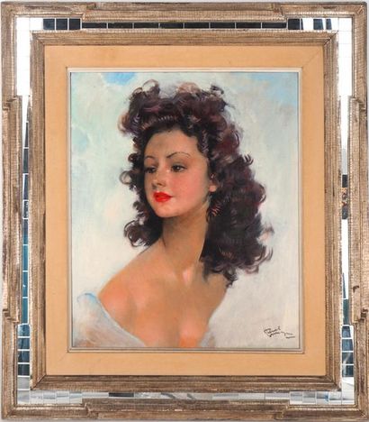 Jean-Gabriel DOMERGUE Jean-Gabriel Domergue

Smiling Model



Oil on canvas

Signed...