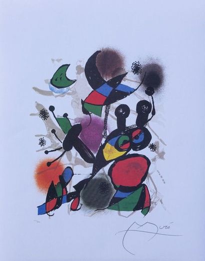 Joan Miro JOAN MIRO (1893-1983) (d'après)

Composition II



Lithographic print from...