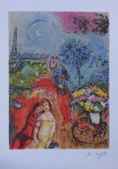 Marc Chagall Marc CHAGALL (1887-1985) (d'après)

Les amoureux de la tour Eiffel



Impression...