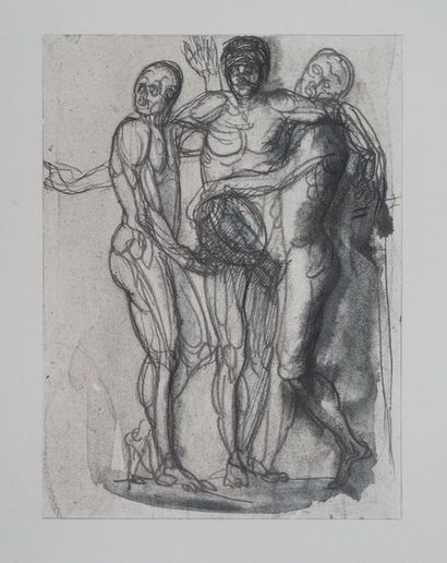 Auguste RODIN Auguste RODIN (1840-1917) (after)



Group of three men



Engraving...