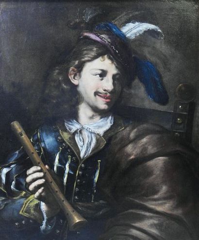 null Ecole FLAMANDE du XVII° siècle, atelier de Jan COSSIERS

Portrait d’homme à...