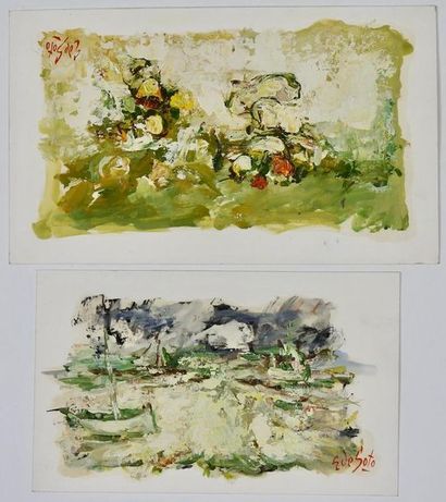 null Eduardo de Soto (né en 1917)

Compositions

Deux huiles sur papier signé en...