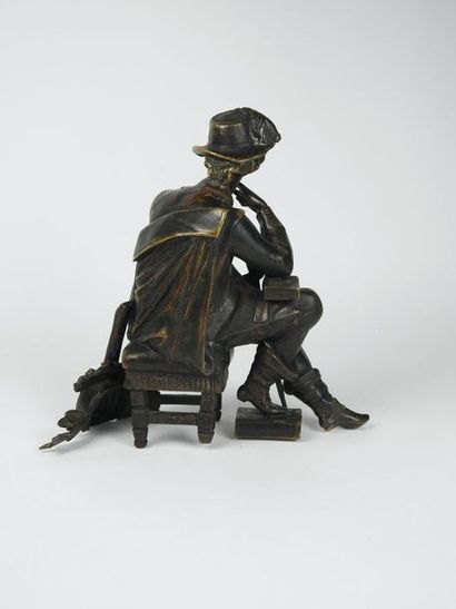 null Ecole Française du XIX° siècle

Sujet en bronze représentant un mousquetaire...