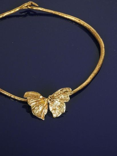 LALANNE Claude LALANNE (1924-2019)
Collier Papillon petit modèle - 1986
Or 18 K
Signature...