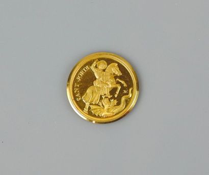 null Médaille de Saint Georges espagnole en or 18K

Diam 2,2 cm

Poids 6,74 grammes

Dans...
