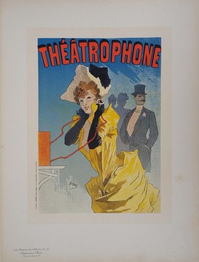 Jules Chéret Jules Chéret

Jeune fille au téléphone (Théâtrophone), 1895



Lithographie...