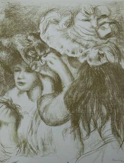 Auguste RENOIR Pierre Auguste RENOIR (1841-1919) (d'après)

Elégante au chapeau



Lithographie

Signée...