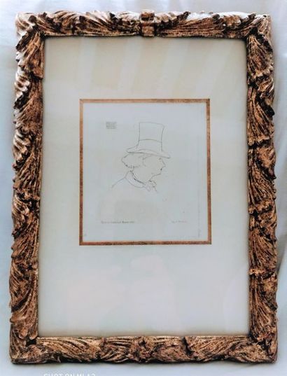 Edouard MANET Edouard Manet

Baudelaire de profil en chapeau



Gravure originale...