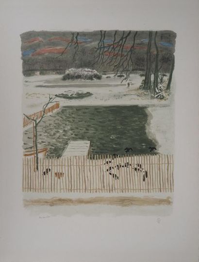 Maurice BRIANCHON Maurice BRIANCHON

The Pond in Winter with Ravens



Original lithograph

Handsigned...