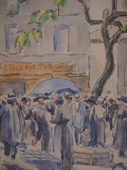 Paul Émile PISSARRO Paul Emile PISSARRO (1884-1972)

Le marché et l'épicerie parisienne



Aquarelle...
