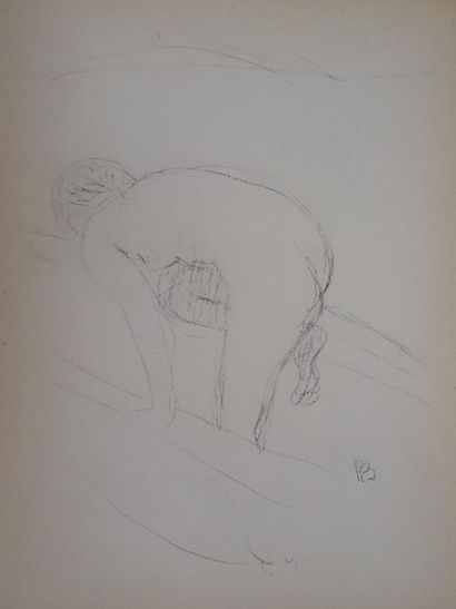 PIERRE BONNARD Pierre BONNARD (after)

Nude woman from behind, 1945



Lithograph...