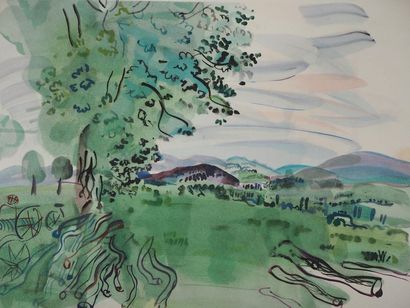 Raoul Dufy Raoul DUFY

View of the tree on the plains, 1953



Original lithograph,...