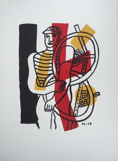 Fernand Leger Fernand Léger (1881 - 1955)

Cyclist and his bike



Colour lithograph

Signed...