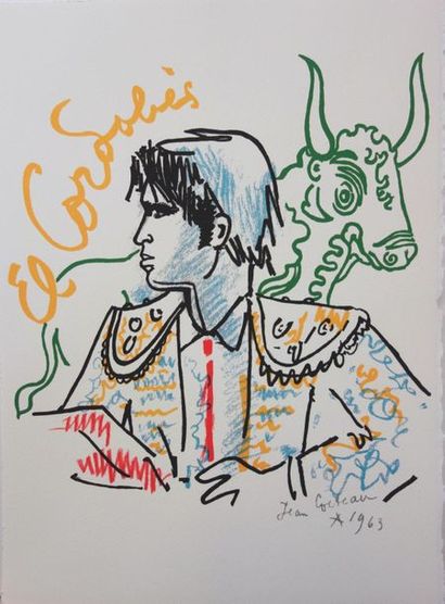 JEAN COCTEAU Jean Cocteau (1889-1963)

El Cordobes, 1963



Lithographie en couleur

Signée...