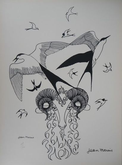 Jean MARAIS Jean Marais (1913 - 1998)

Ram and Swallows



Original lithograph

Signed...