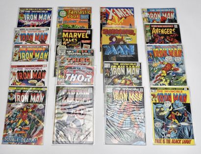 null COMICS 

Petit lot comprenant 10 numéros d’Iron Man entre le 16 et le 80

On...