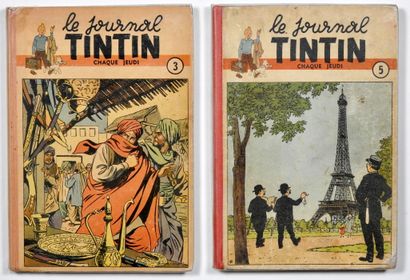 null JOURNAL DE TINTIN

Ensemble des reliures 3 et 5 du Journal de Tintin Belge

Bon...